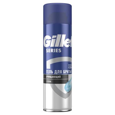 Гель для бритья GILLETTE TGS очищающий с углем 200 мл