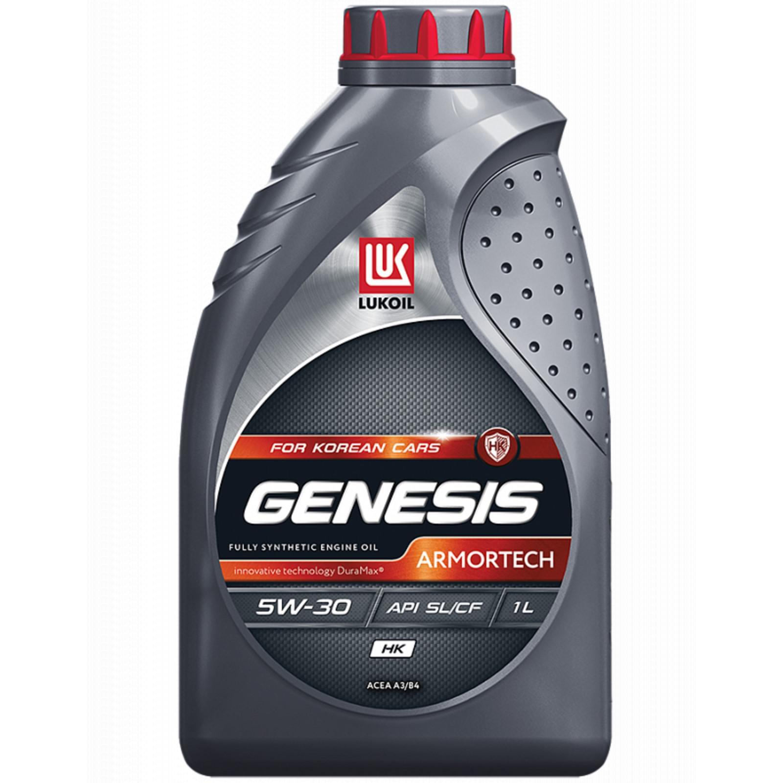 Моторное масло ЛУКОЙЛ GENESIS ARMORTECH HK 5W‑30 SL/CF, 1 л