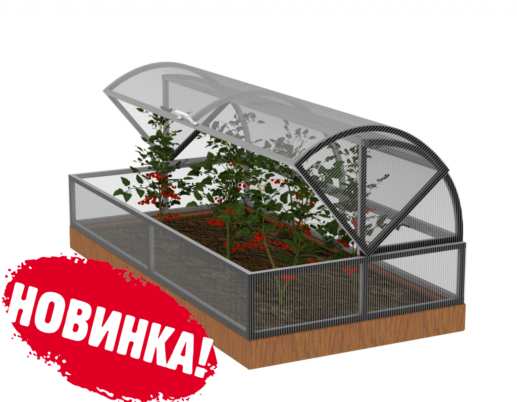 Парник "Хлебница-2" с поликарбонатом