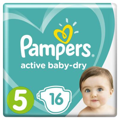 PAMPERS Подгузники Active Baby-Dry Junior (11-16 кг) 16 шт.