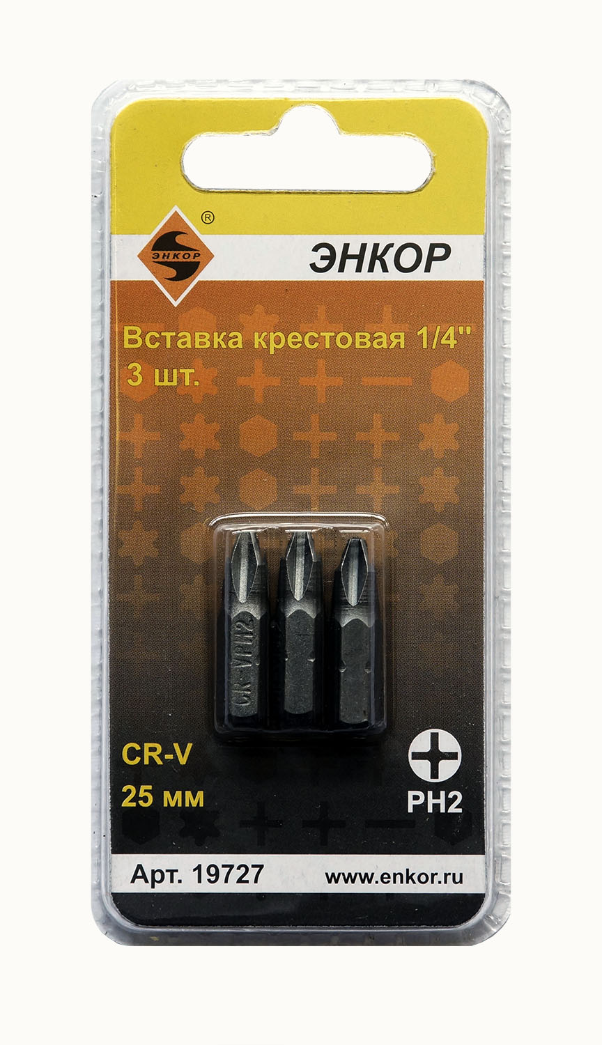 Вставка PH2 25мм (3 шт.)