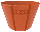 Емкость DECOR для гипса G2, 0,67л, высокая 