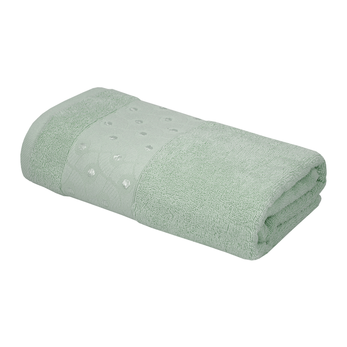 Махровое полотенце УЗ Селеста м7008_18 L 70*130 см, оливковое
