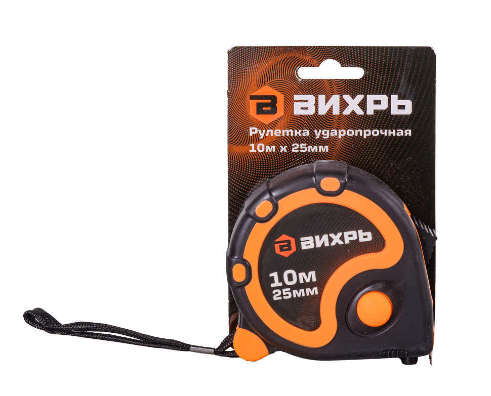 Рулетка 10мх25мм Вихрь