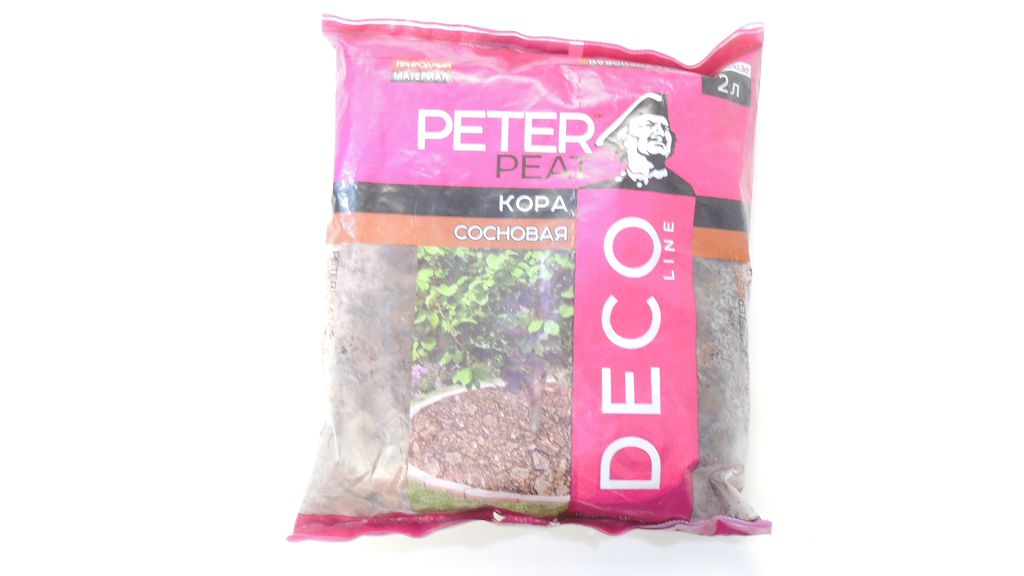 Кора сосновая PETER PEAT "Deco line" Д-01-2, Фракция 5–25  2 л