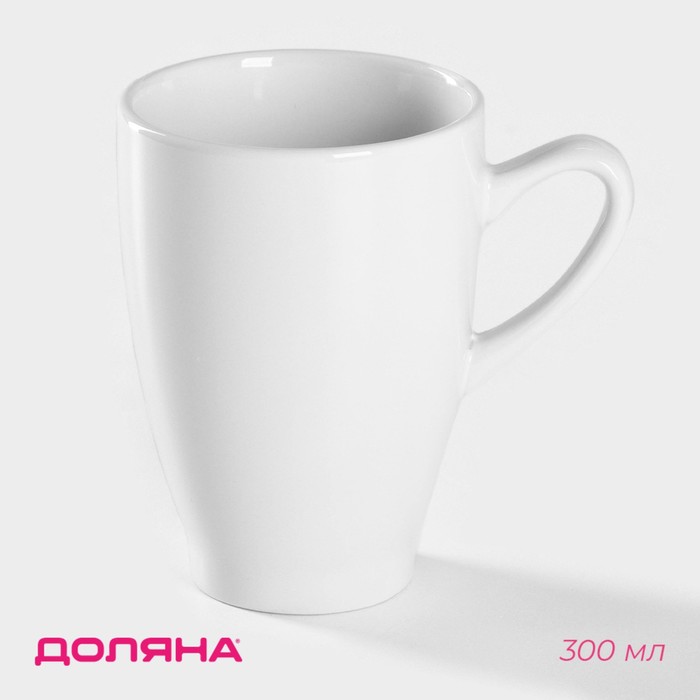 Кружка Coffee break 11,5х8х11,5 см, 300мл, цвет белый
