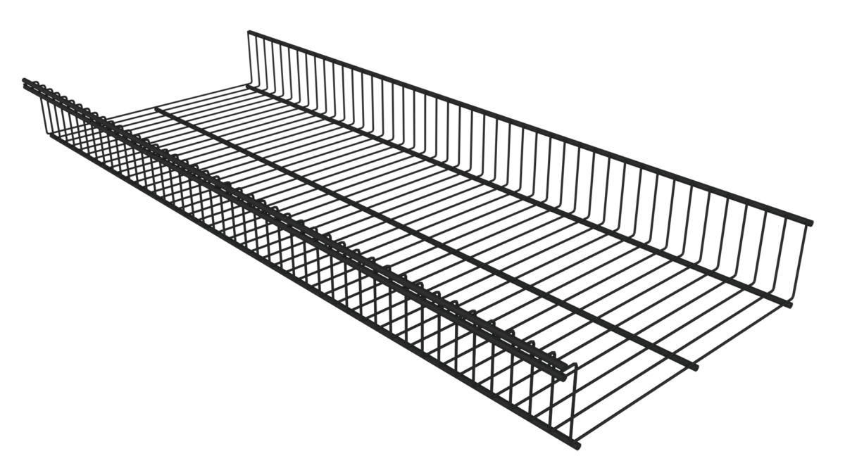 Стационарная корзина 903*340*85 мм, Черный