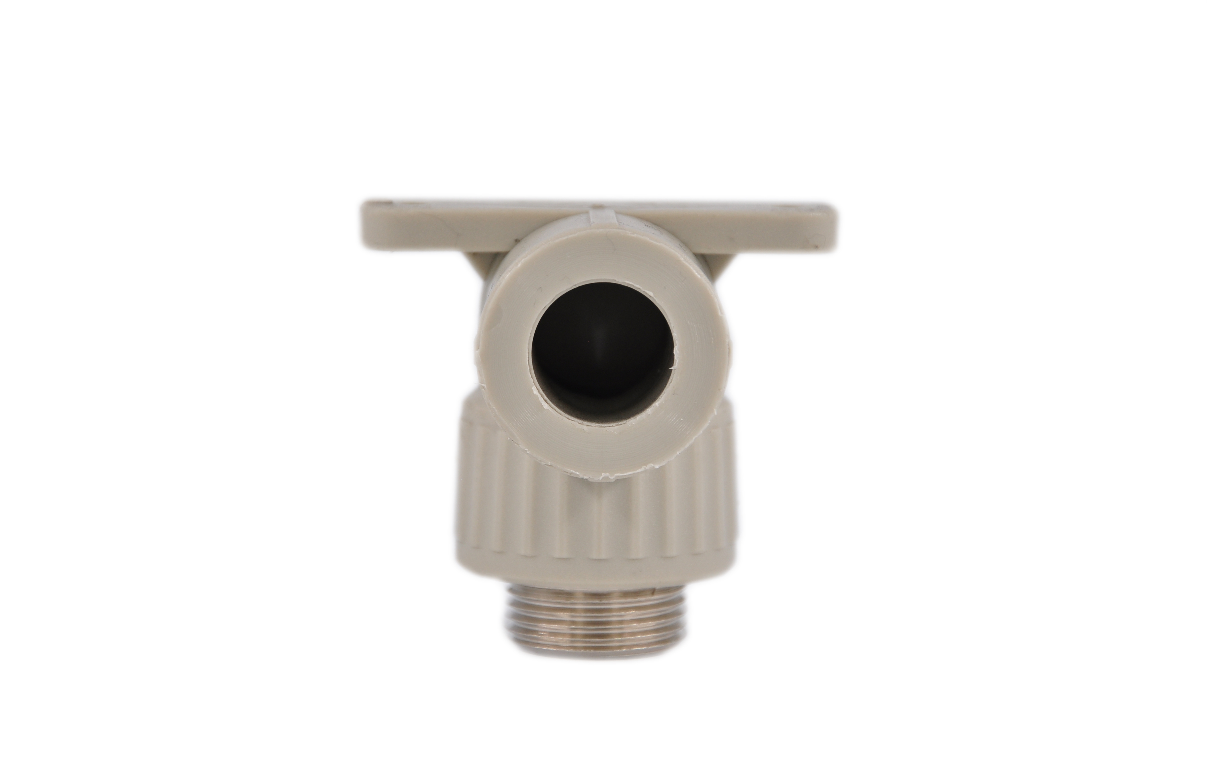 Угол снаружной резьбой (простое крепление) 20х3/4", Valfex, СЕРЫЙ