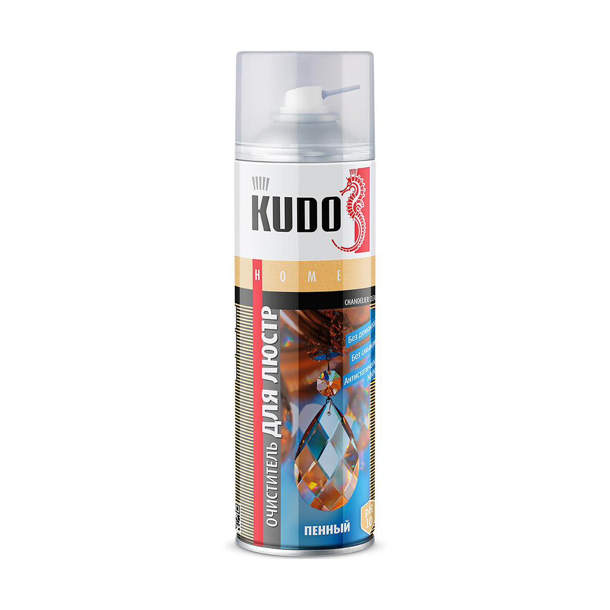 Средство для мытья люстр Kudo KU-H408, пенный, 650 мл