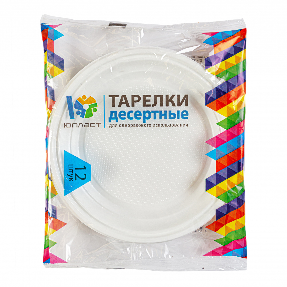 Набор Тарелка десертная 12 шт (белая ПС) 50/1