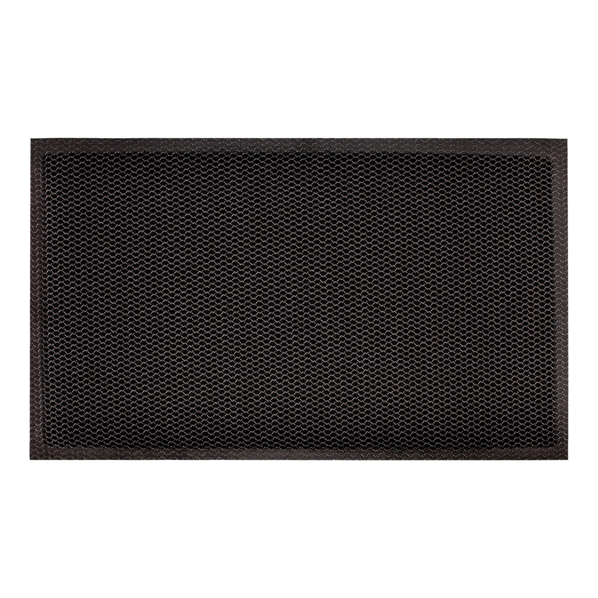 Коврик напольный MM-02 COMFORT "Mesh Mat", 40*60 см, серо-черный