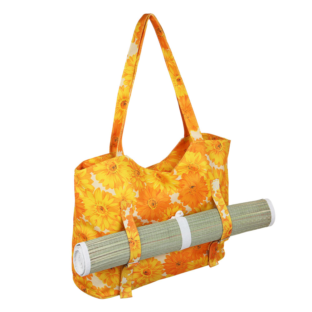 Сумка с пляжным ковриком в комплекте ЯРКОЕ ЛЕТО, 45,5x17x31см