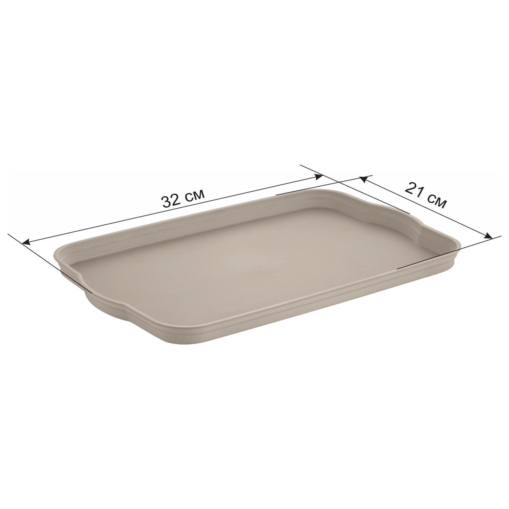 Поднос Sugar&Spice Honey 32x21x2 см, латте
