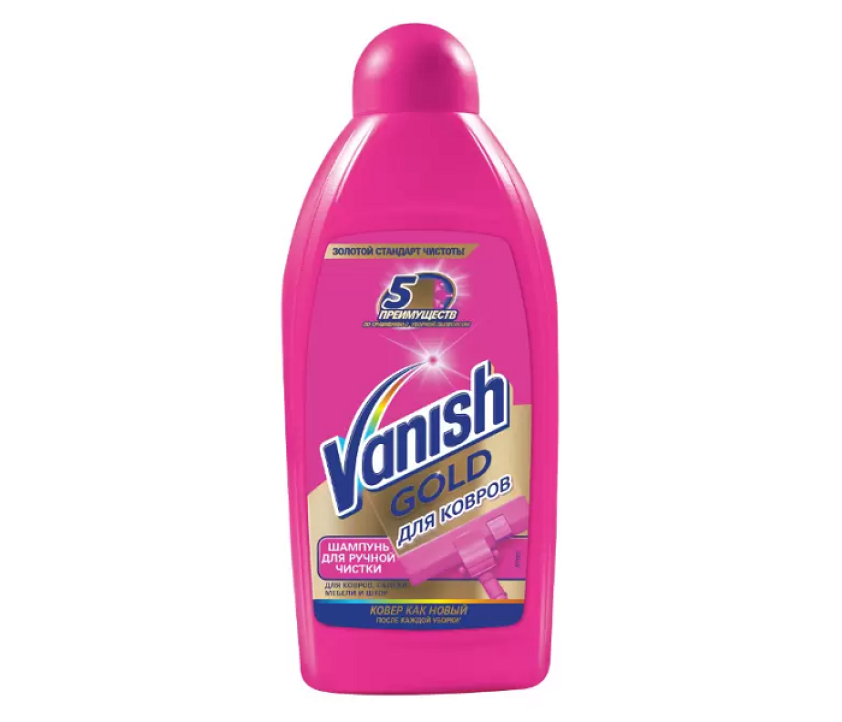 Шампунь VANISH GOLD  для ручной чистки ковров, 450 мл