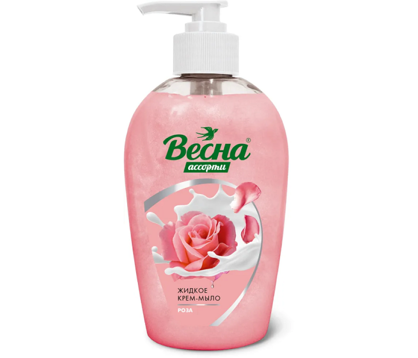Мыло жидкое ВЕСНА Ассорти Роза, 280 г