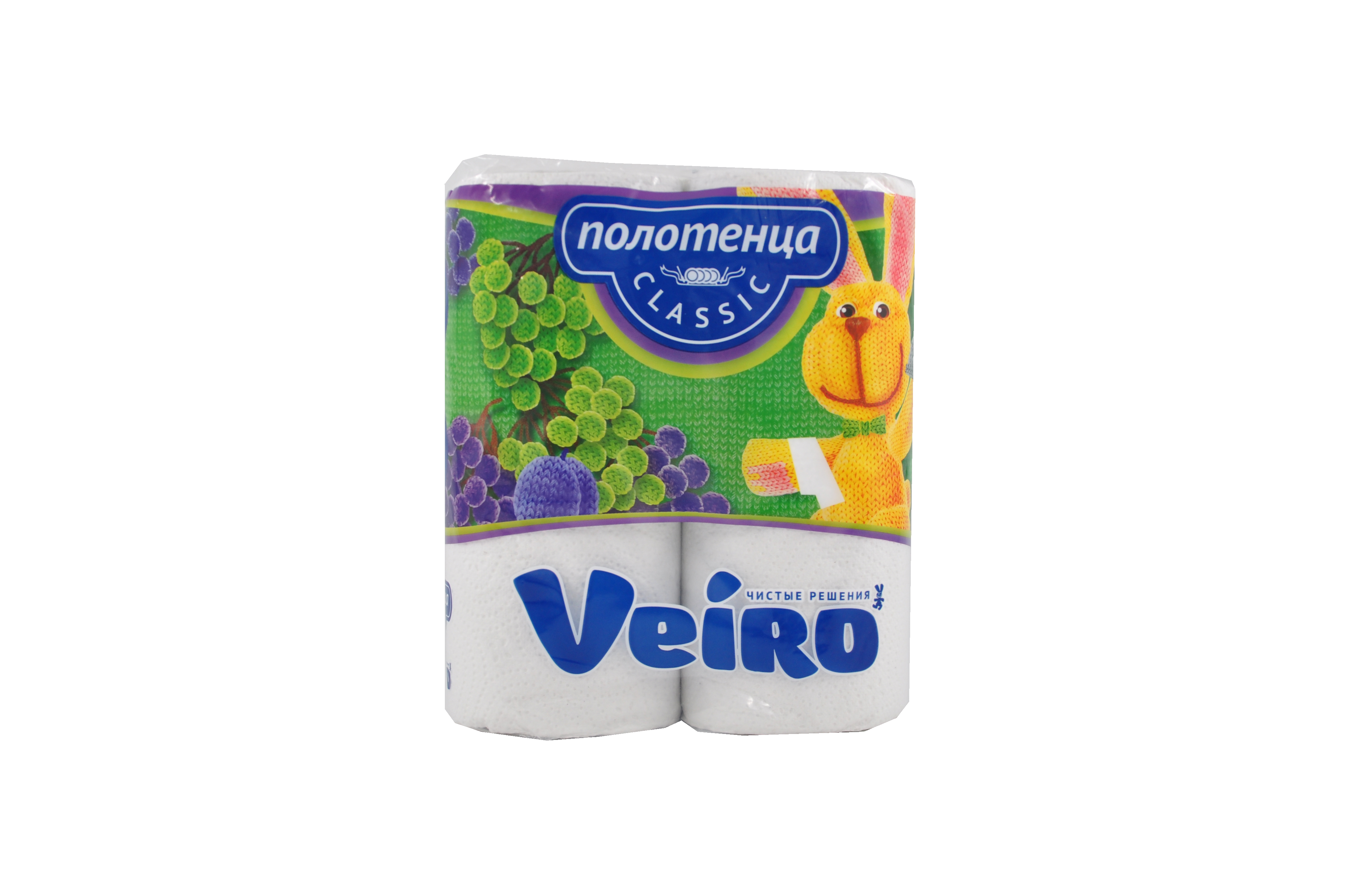 Полотенца бумажн. VEIRO (ВЕЙРО) Classic 2-х сл 2 шт