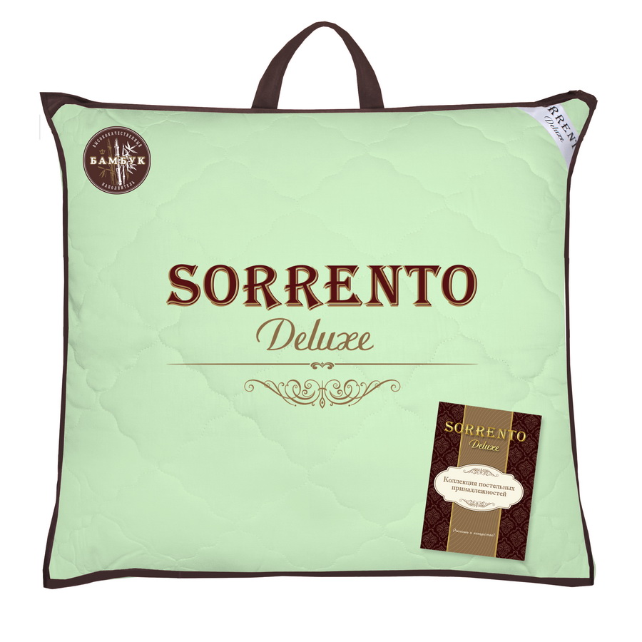 ПП Подушка 70*70 "Бамбук" стеган Sorrento Deluxe