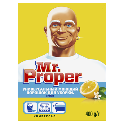 Универсальный моющий порошок для уборки MR PROPER Универсал Лимон 400 г