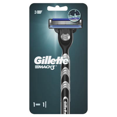 Бритва GILLETTE MACH3 с 1 сменной кассетой