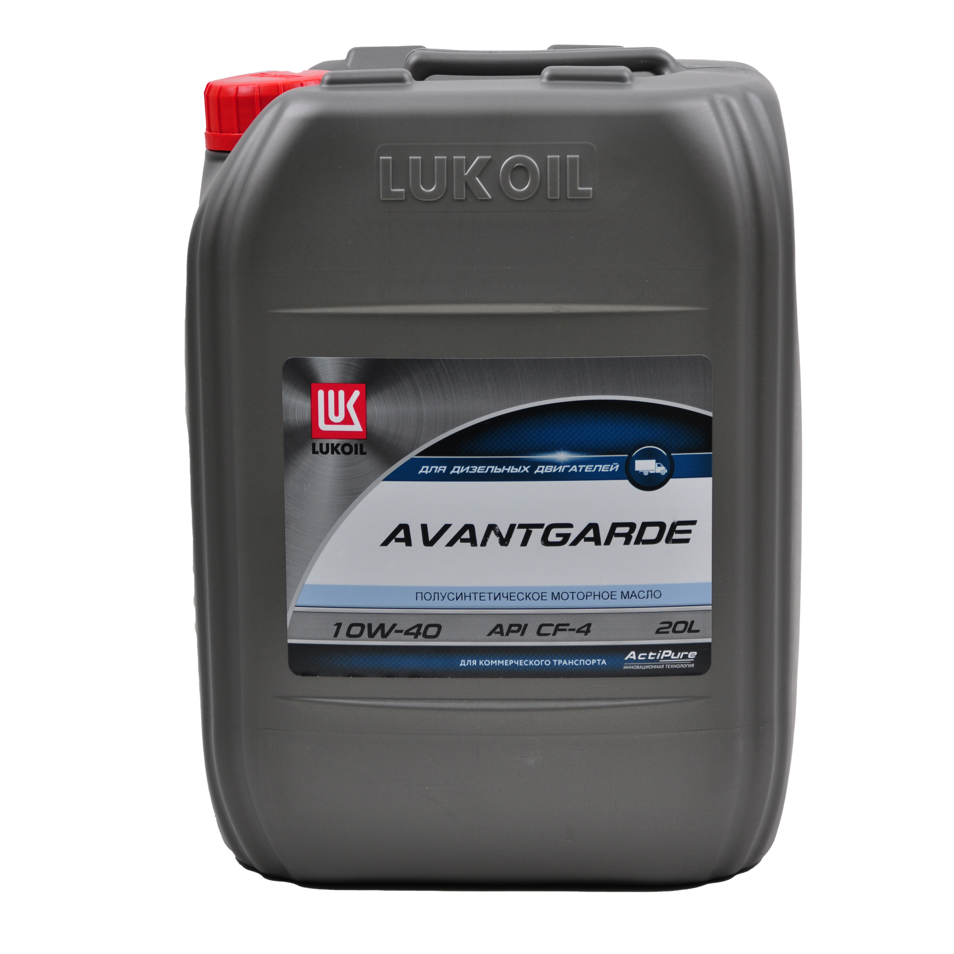 Моторное масло ЛУКОЙЛ Авангард 10W‑40, полусинтетическое, 20 л, API CF‑4/SG, Пермь
