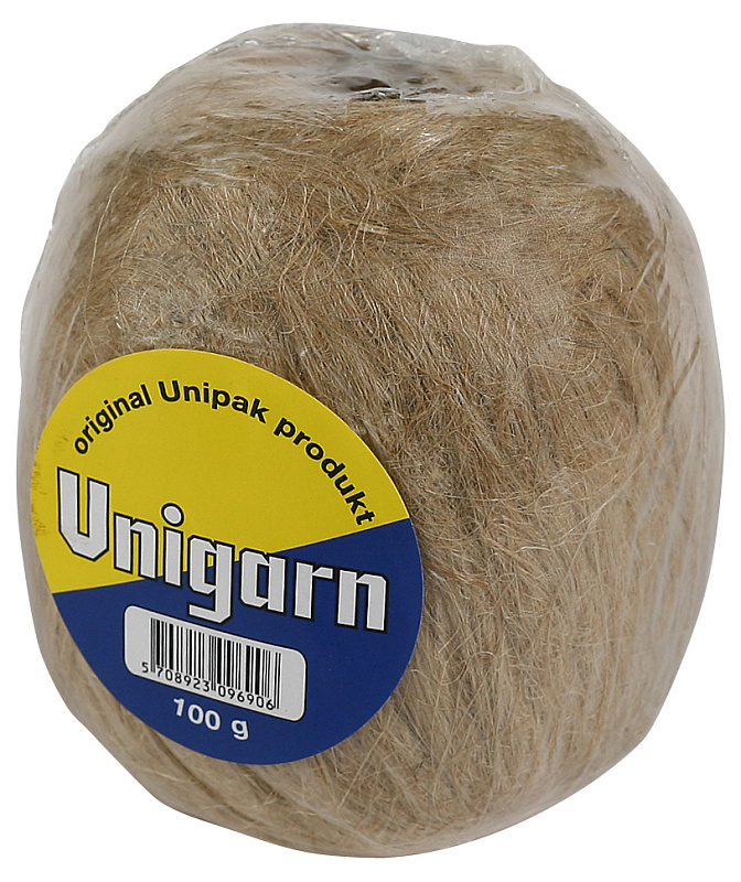 Лен сантехнический "UNIGARN", моток 100г (уп 8 шт)