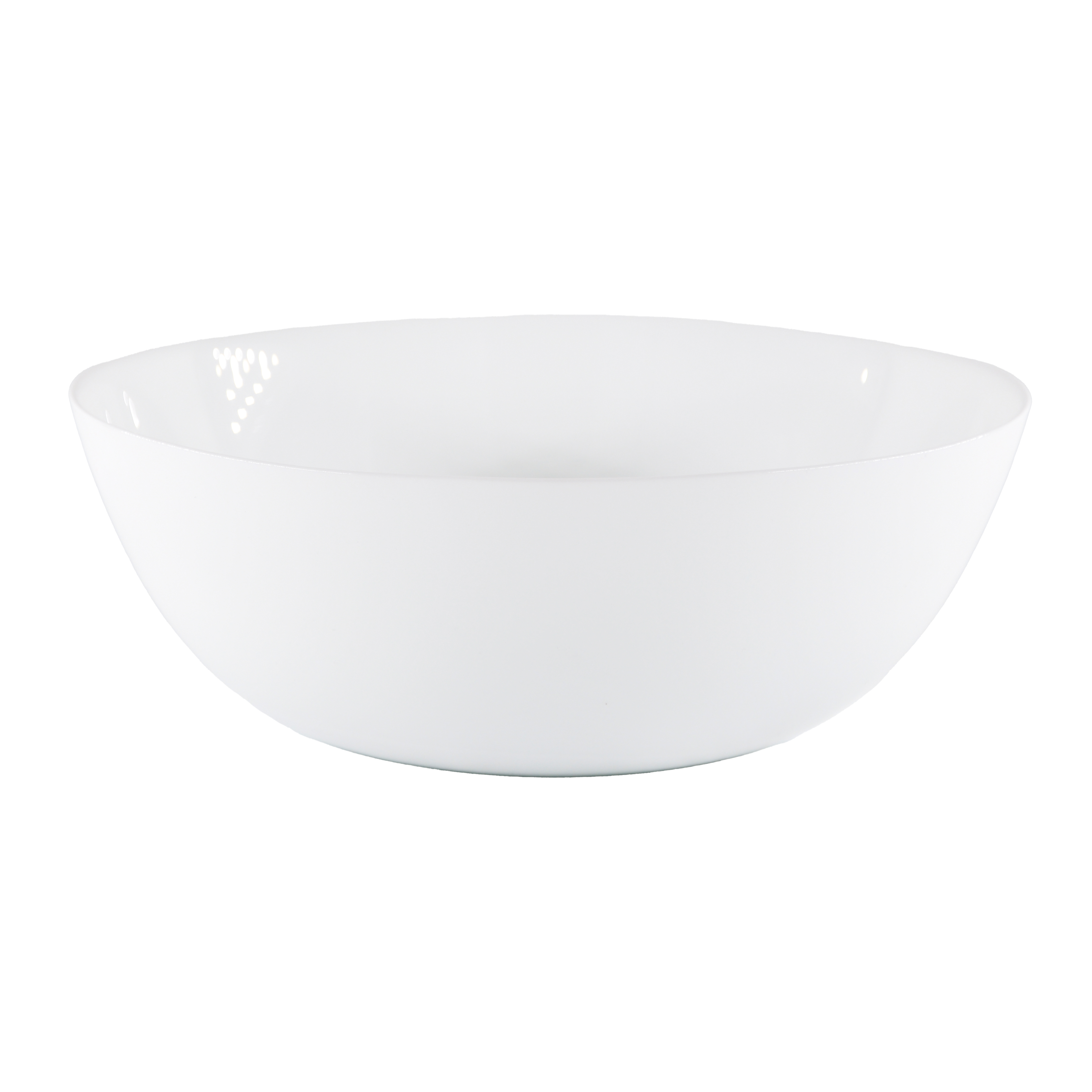 Салатник ROYAL GARDEN Round Classic White M 24 см, опал. стекло
