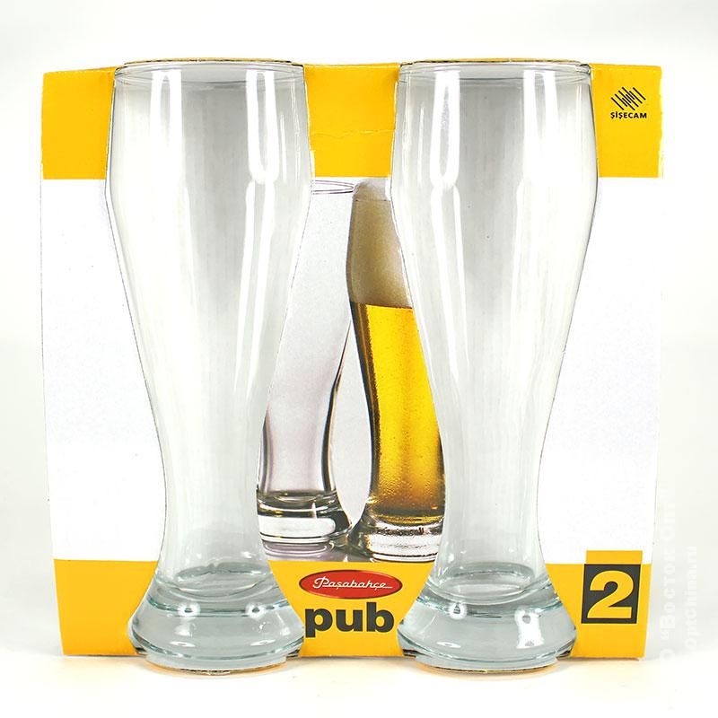 Набор стаканов стекл. PASABAHCE Pub, 415 мл, 2 шт