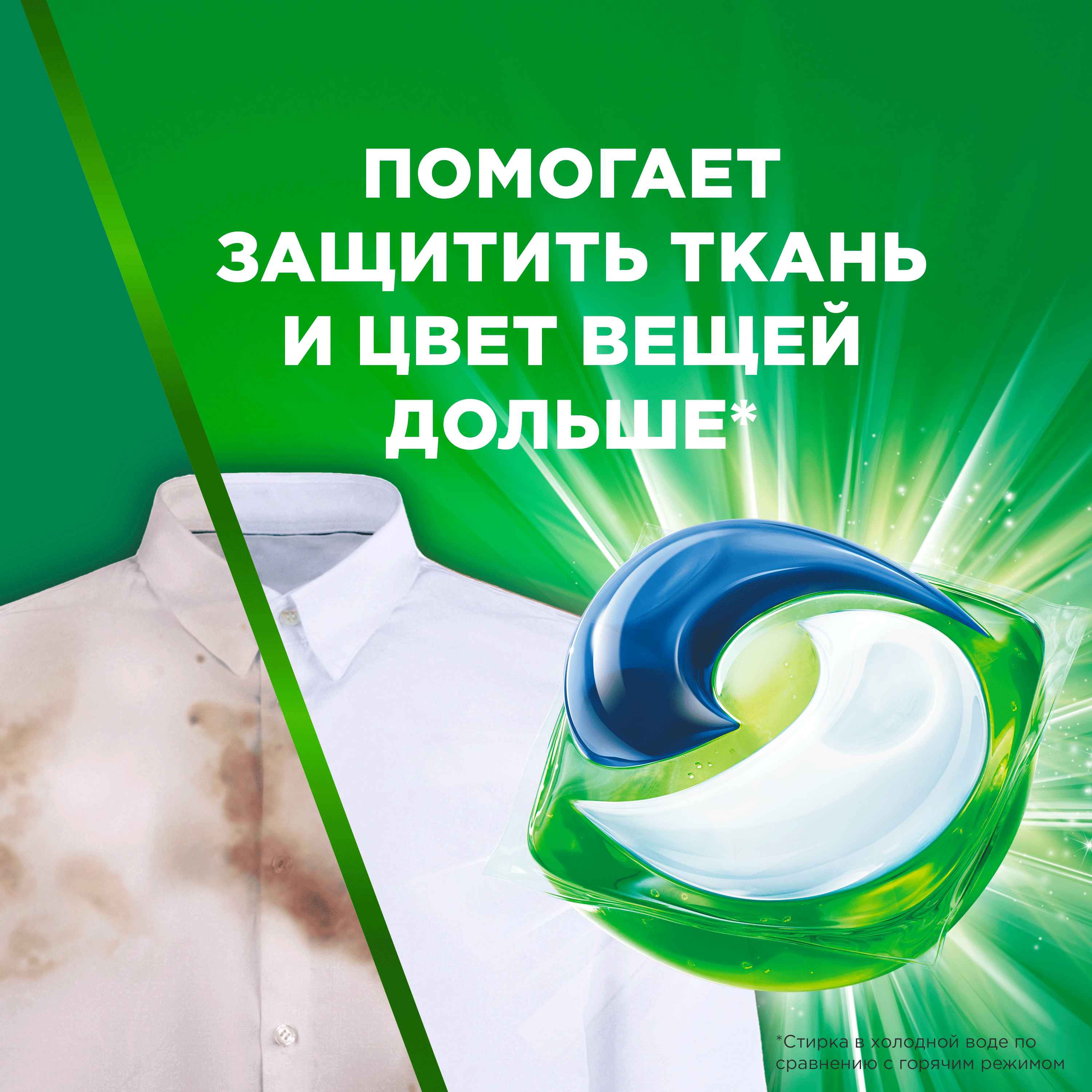 Капсулы для стирки ARIEL Liquid Capsules Горный родник 12X19.5г