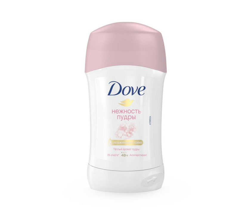 Dove Дезодорант стик 40мл жен Нежность пудры