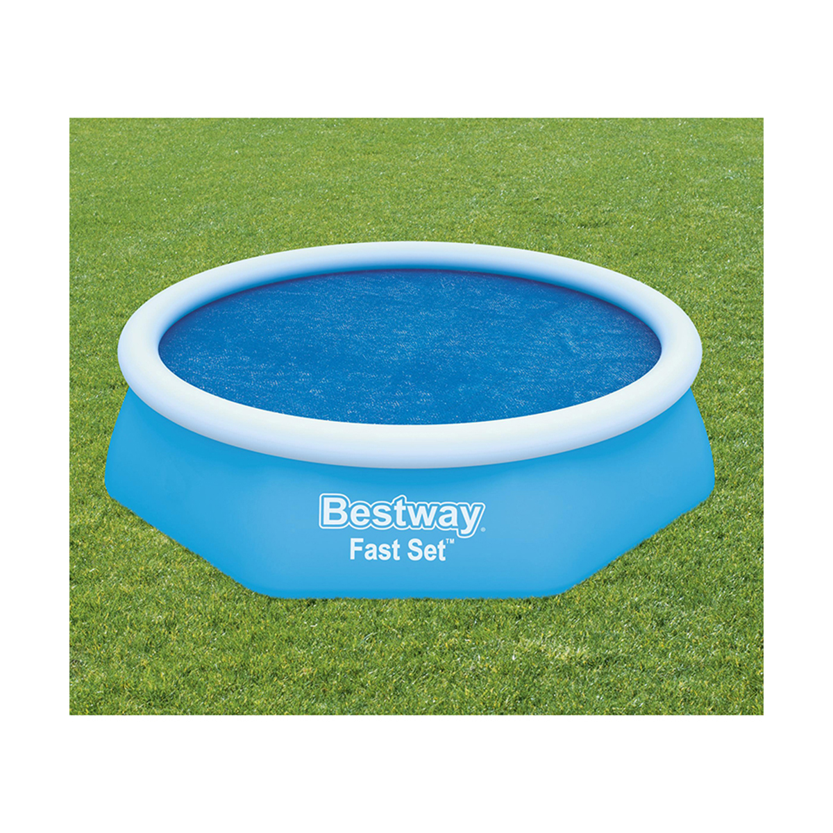 Тент для каркасных бассейнов Bestway, солнценагревательный, d 244 см