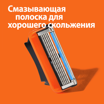 GILLETTE FUSION Сменные кассеты для бритья 12 шт