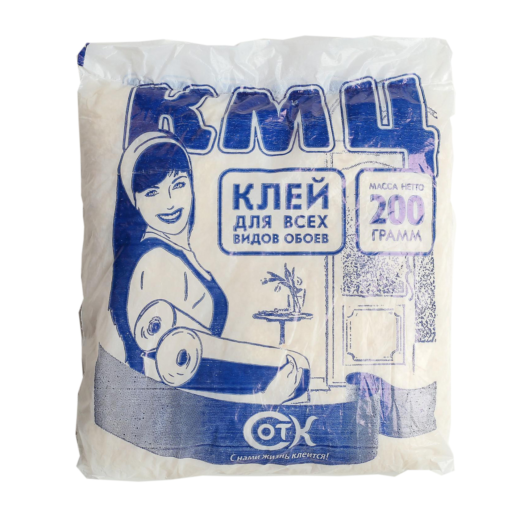 Клей КМЦ обойный, 200 г, пакет