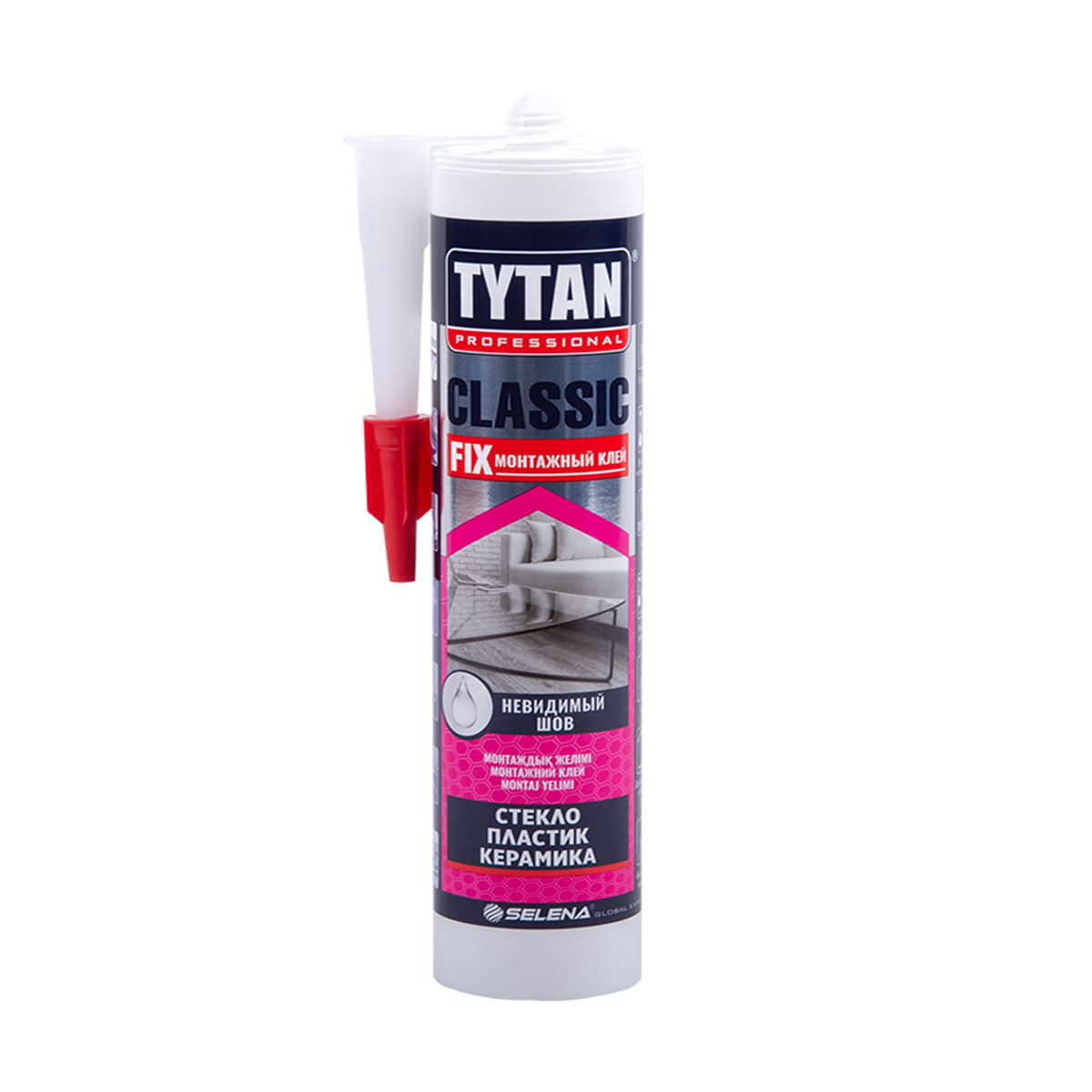 Клей монтажный Tytan Professional Classic Fix, 310 мл, прозрачный