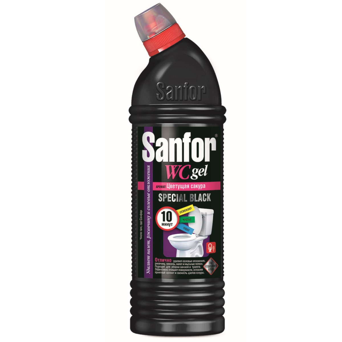 Гель для туалета Sanfor Special Black, 750 мл