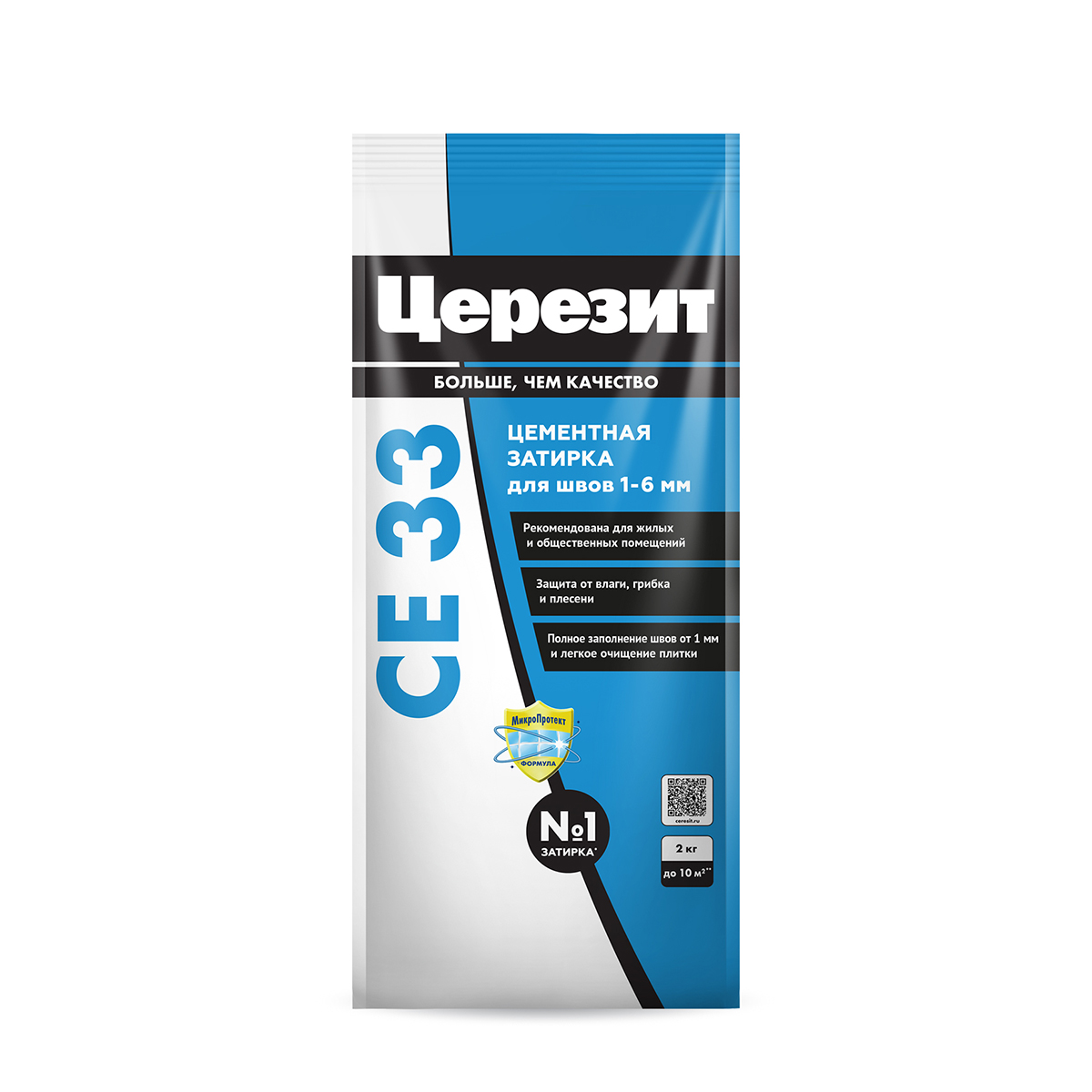 Затирка Церезит (Ceresit) CE 33 Comfort №58, темно-коричневая, 2 кг