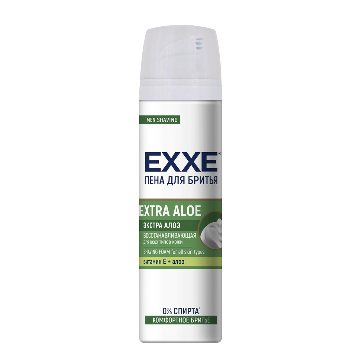Пена для бритья EXXE Extra Aloe, восстанавливающая, 200 мл