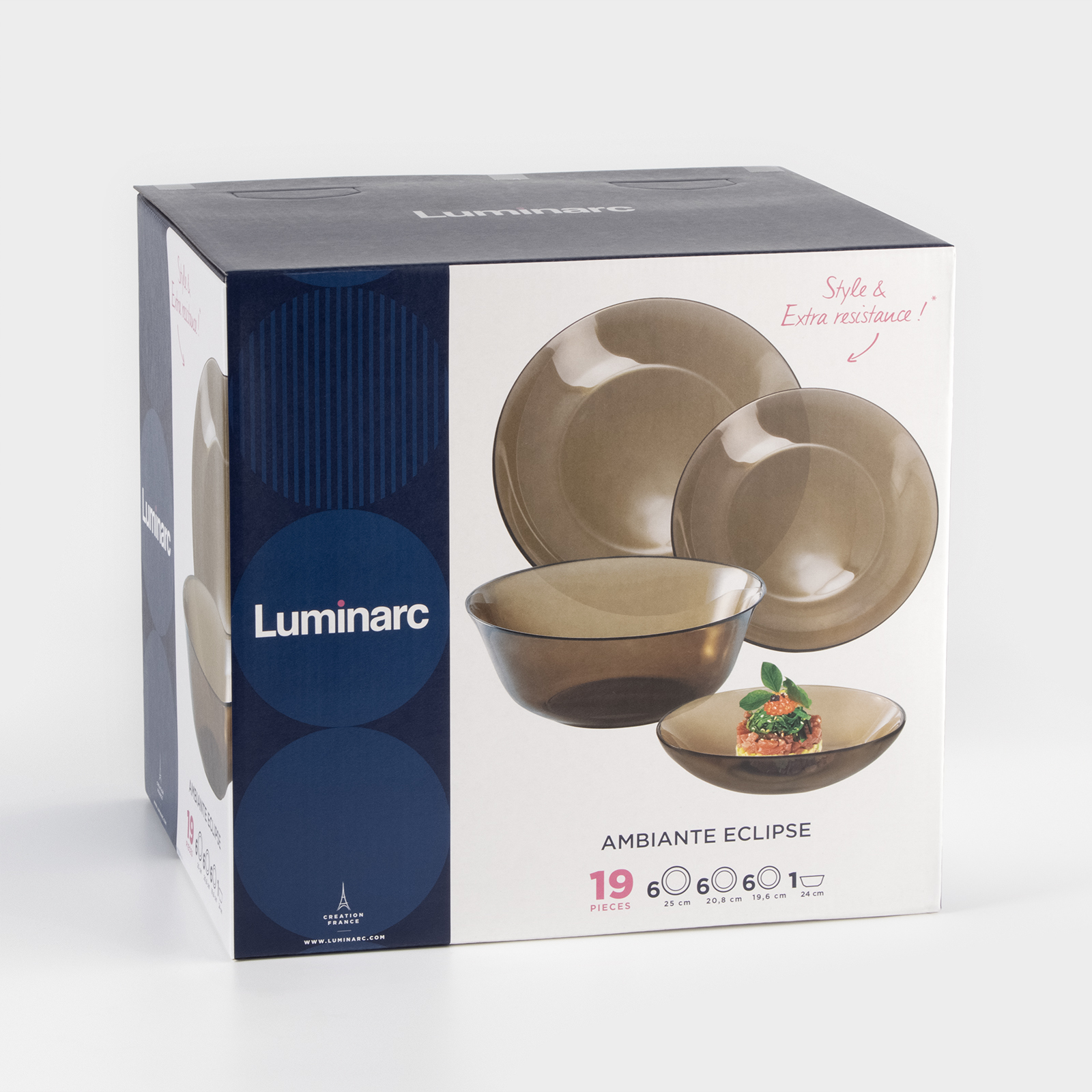 Сервиз столовый LUMINARC Амбьянте эклипс, 19 предметов