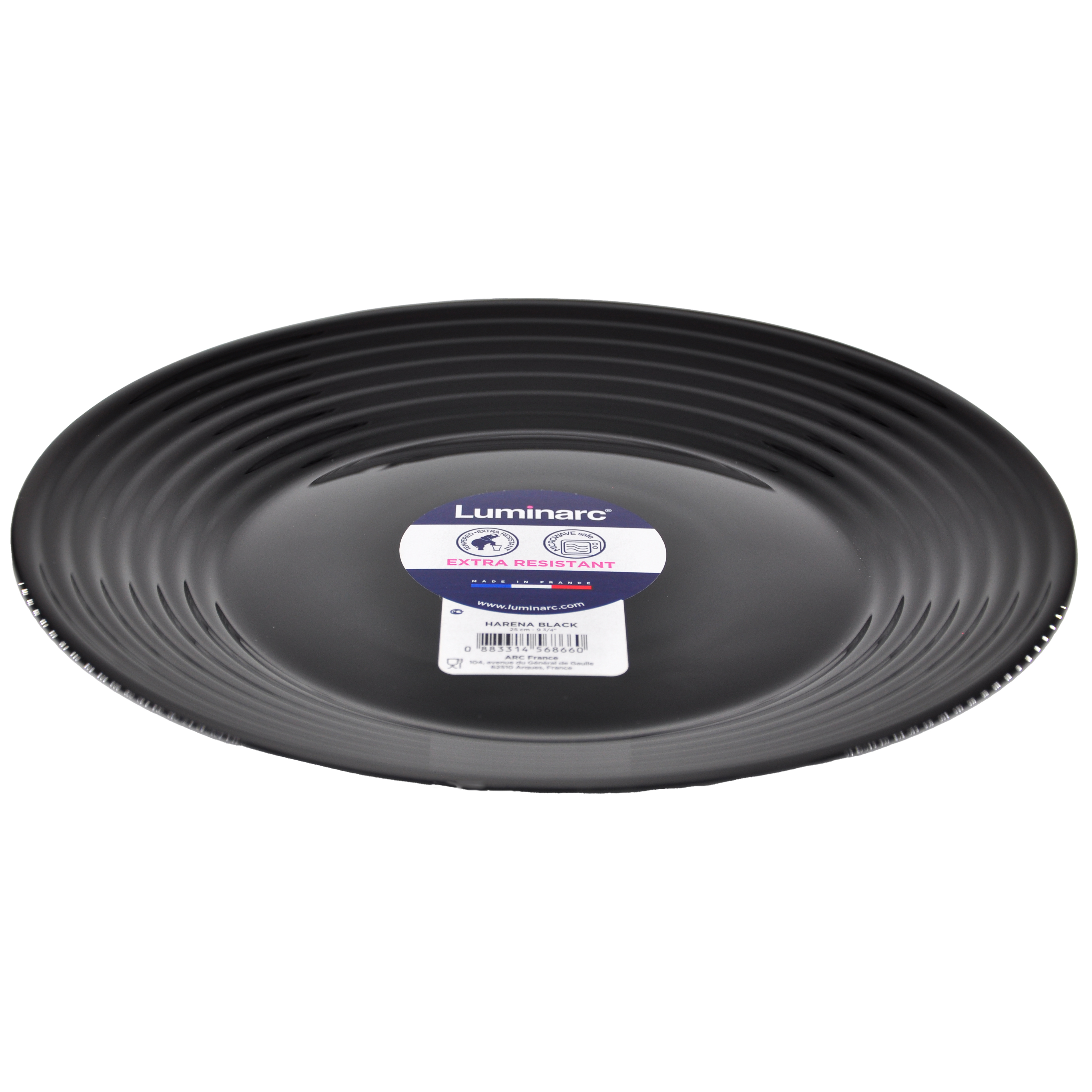Тарелка обеденная LUMINARC Harena Black 25 см
