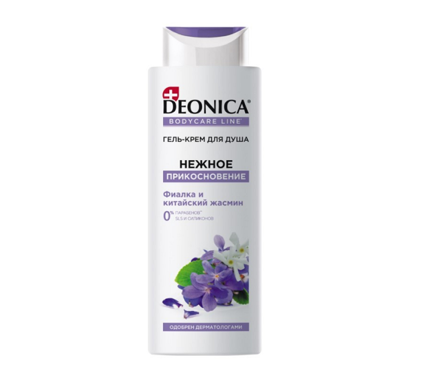 DEONICA Гель-крем для душа Нежное прикосновение 250 мл