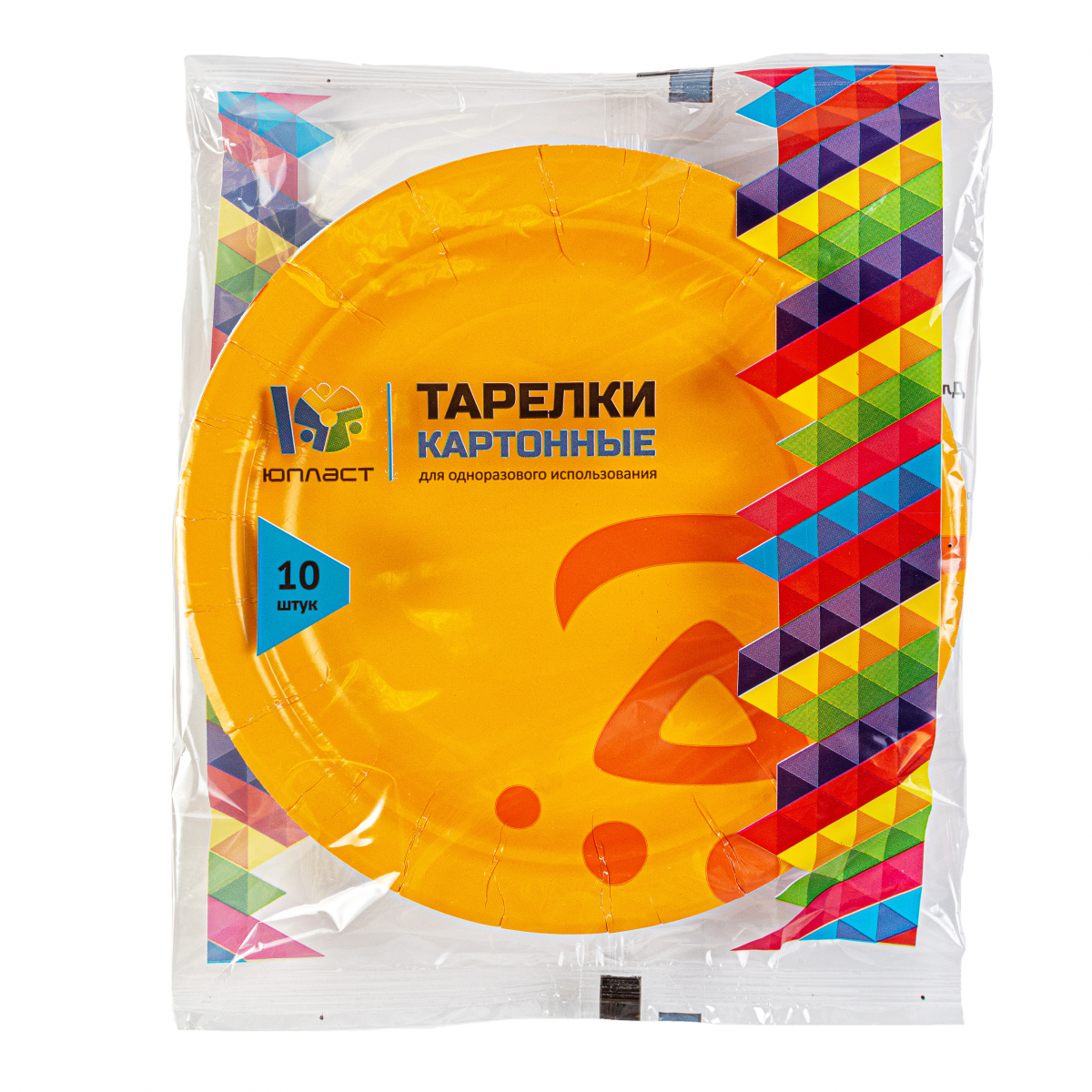 Набор Тарелка картонная 10шт. (цветная) 40/1