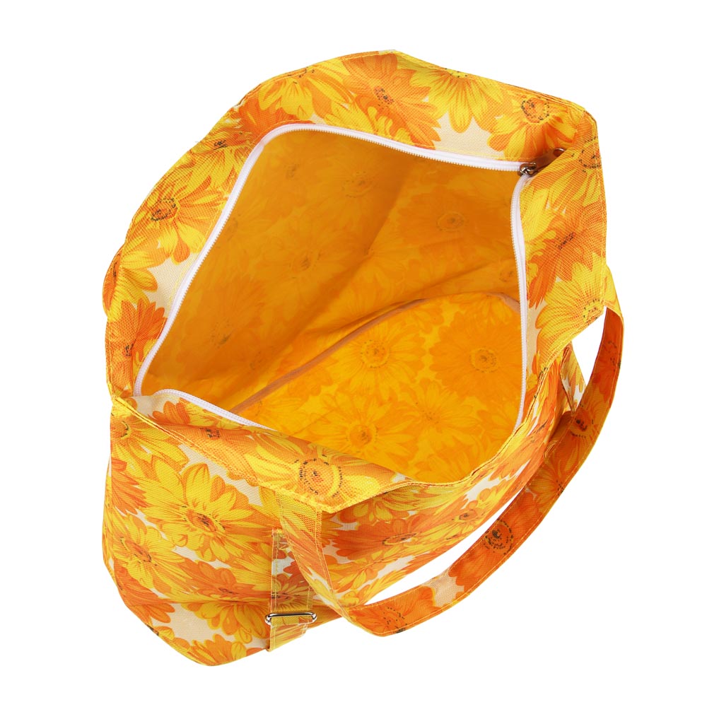 Сумка с пляжным ковриком в комплекте ЯРКОЕ ЛЕТО, 45,5x17x31см