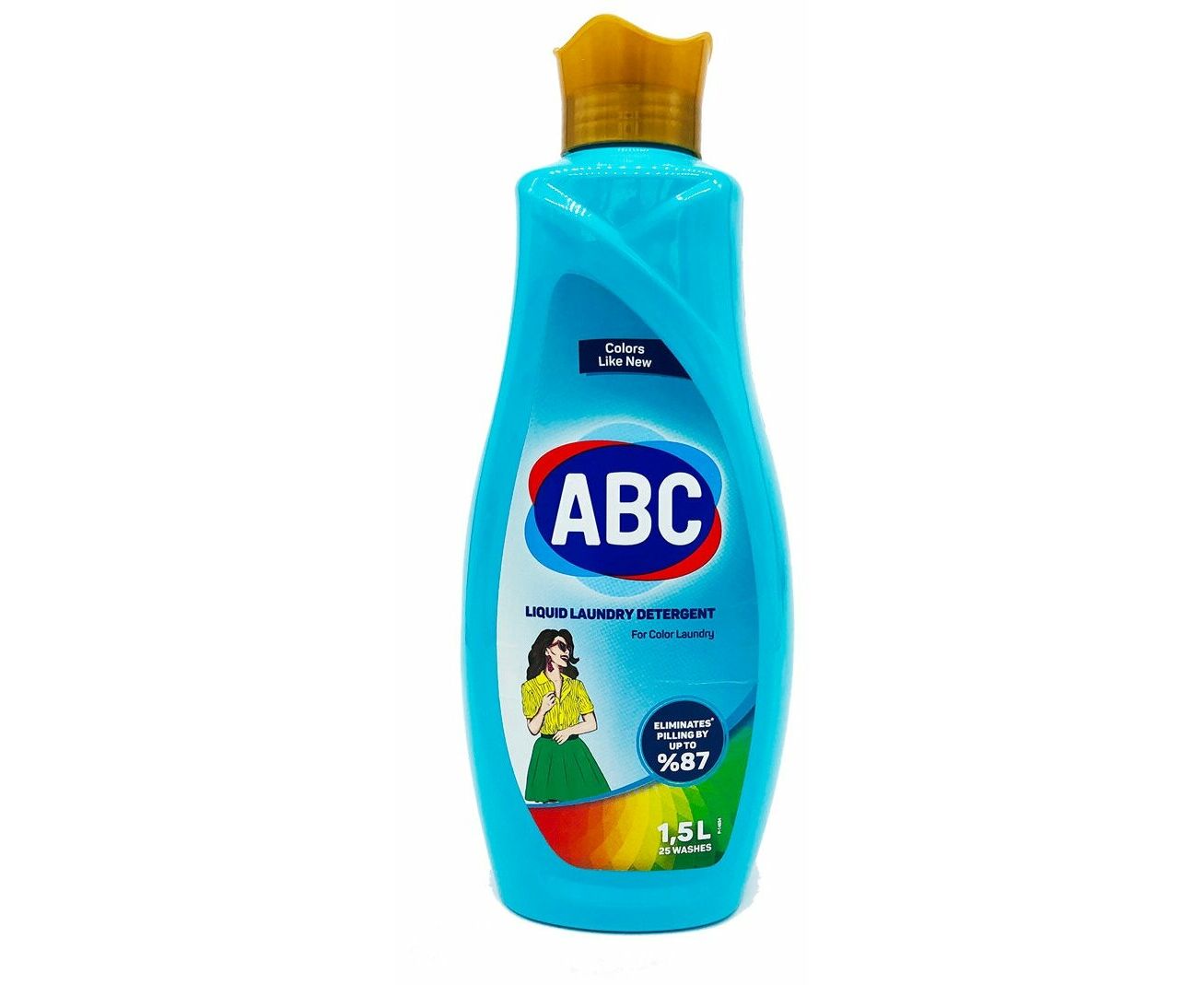 Гель для стирки АВС 1,5л. д/Цветной *3/9