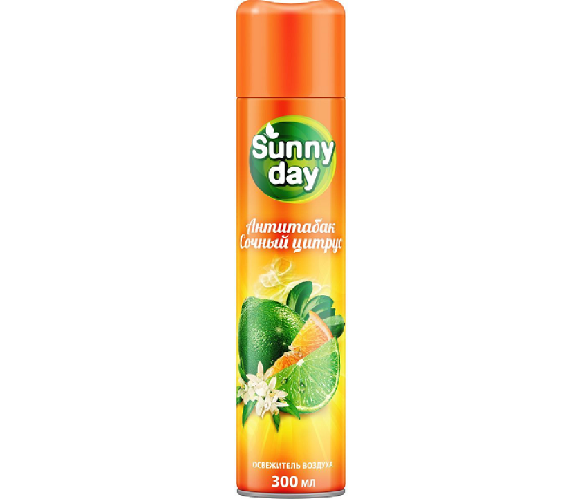 Освежитель воздуха SunnyDay Антитабак 300мл