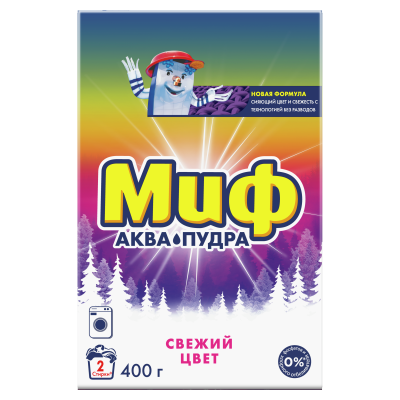 МИФ Авт 3в1 СМС порошк. Cвежий цвет 400г