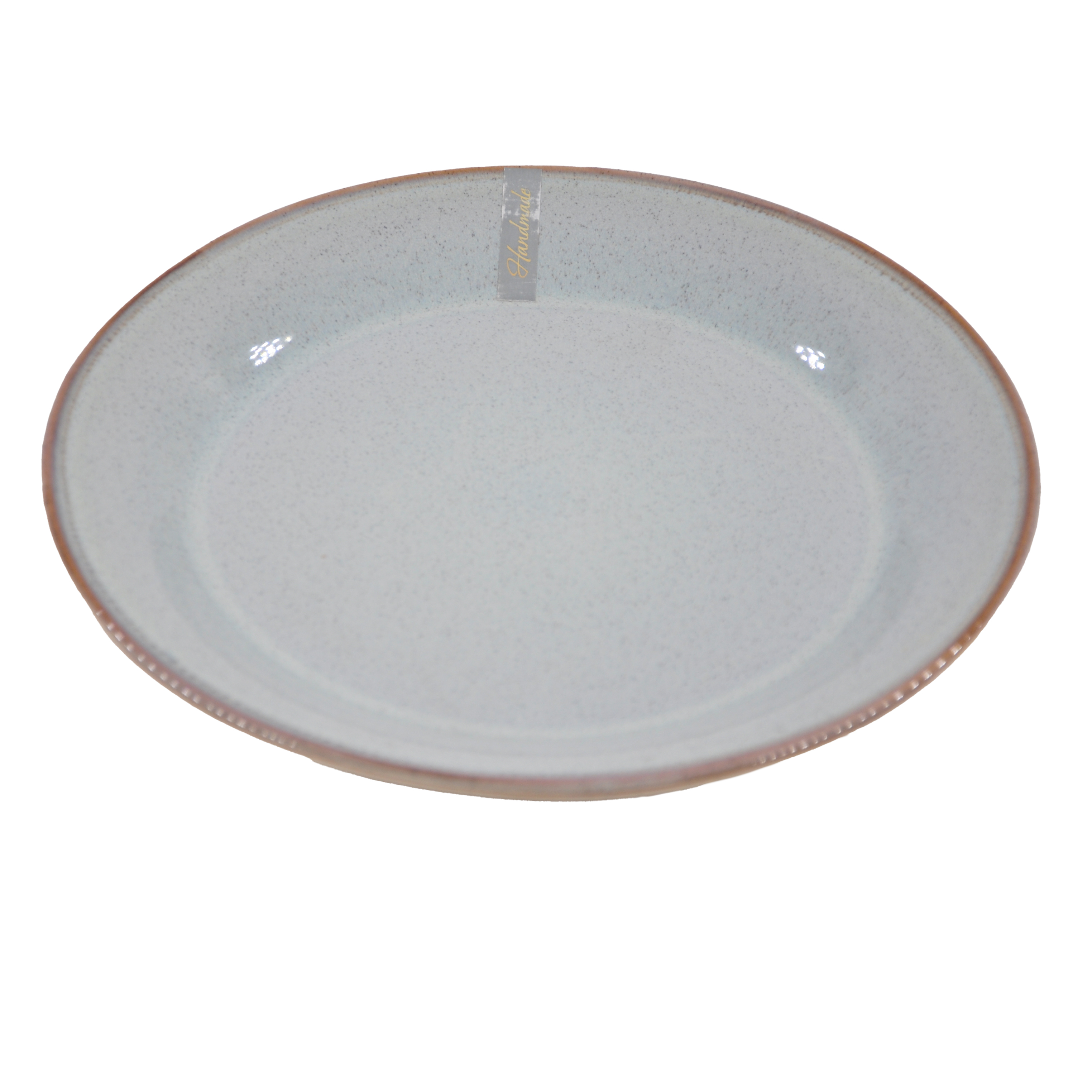 Тарелка керамика Коралл Artizan blue ,  24*24*25 см, покрытие комбинированное (матовое и глазурованное), голубой