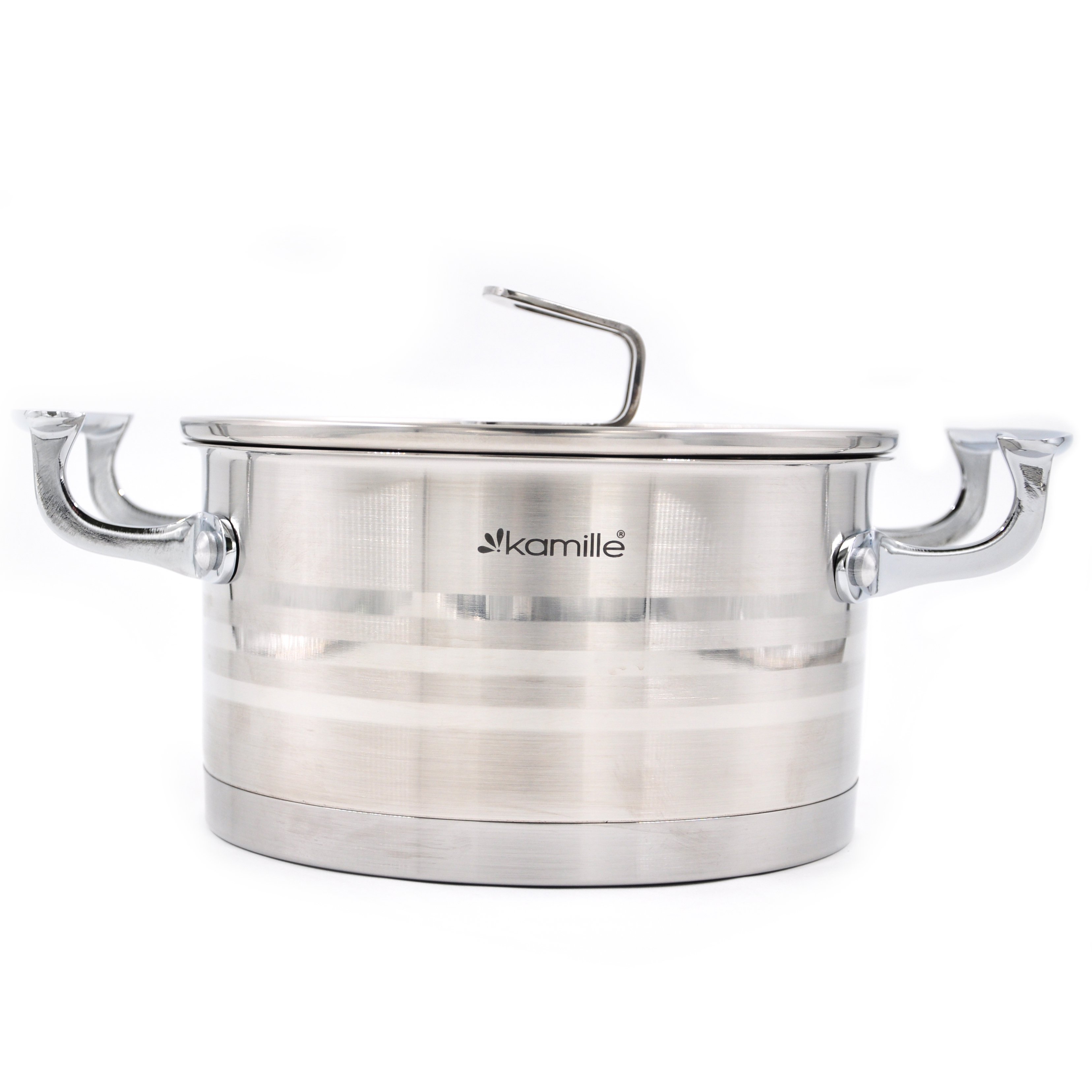 Кастрюля нержавеющая сталь 5854, 2,4 л, 18*10см