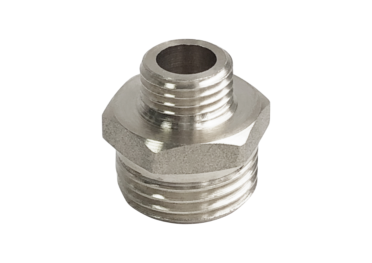 Ниппель НИКЕЛИРОВАННЫЙ переходной VALFEX НР 3/4" - НР 1/2"