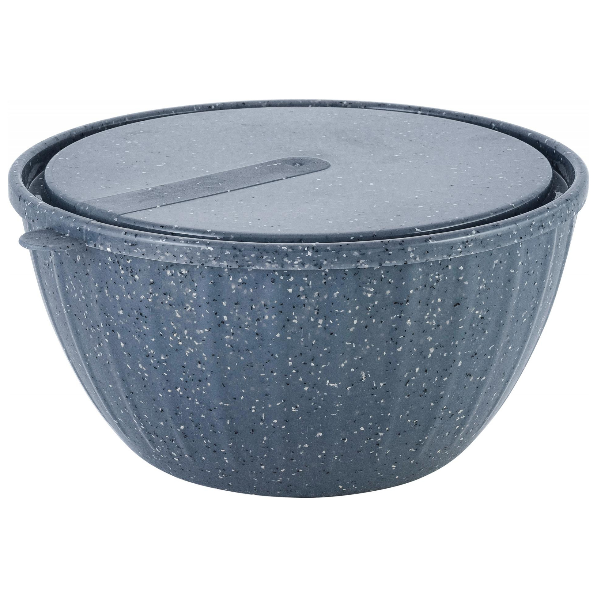 Салатник Sugar&Spice STONE, с крышкой, 1.7 л, темный камень