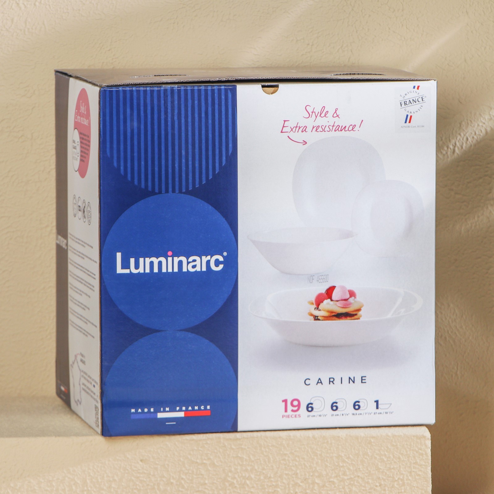 Сервиз столовый LUMINARC Carine White, 19 предметов