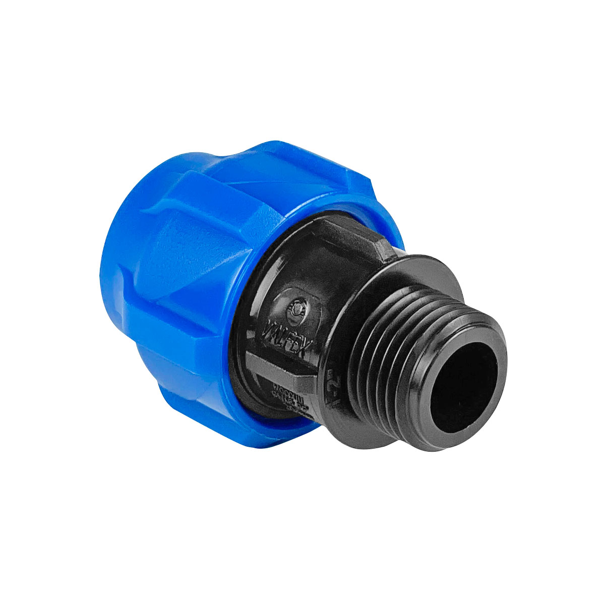 Муфта ПНД компрессионная соединительная с наружной резьбой 20х3/4", Valfex
